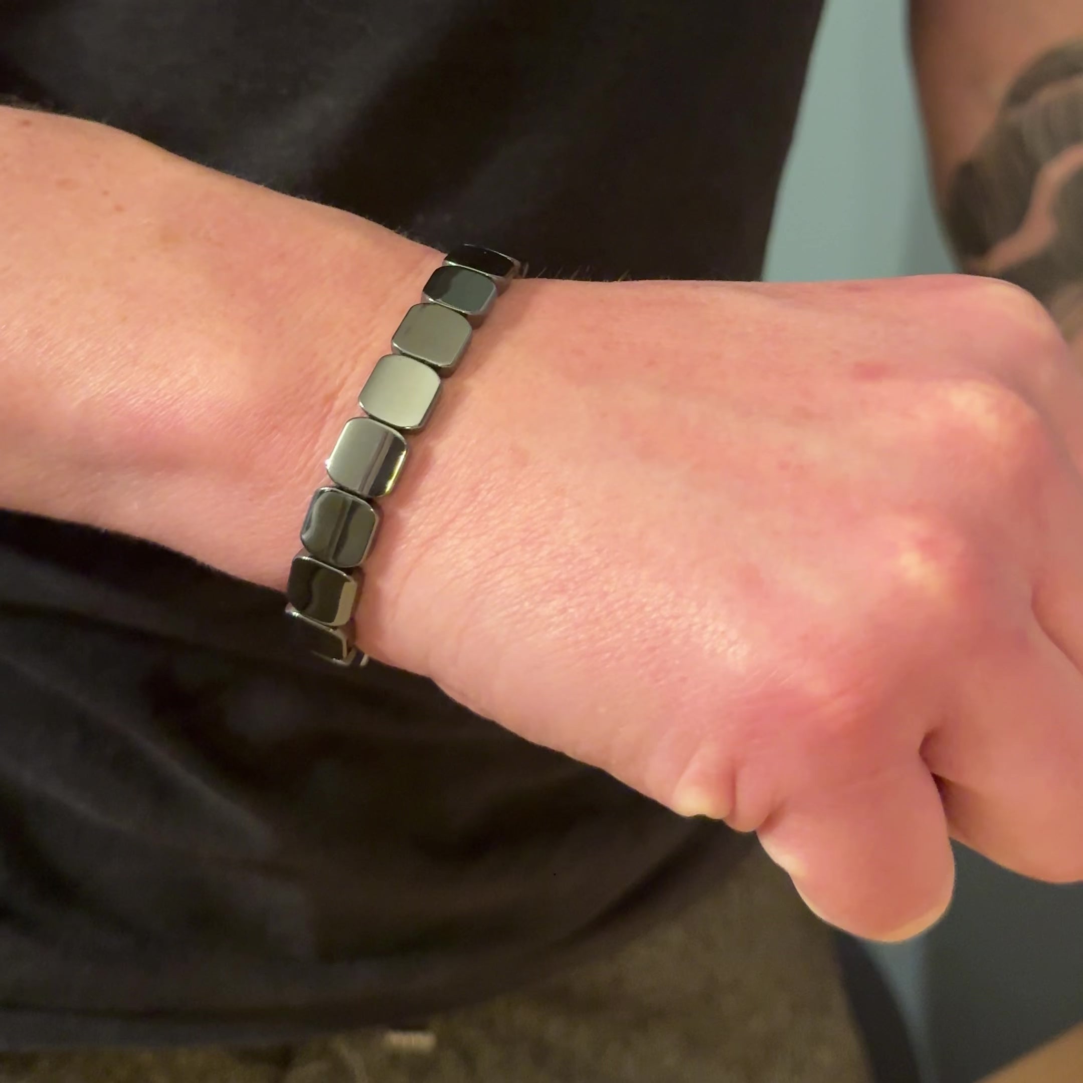 Hematite Bracelet Mens